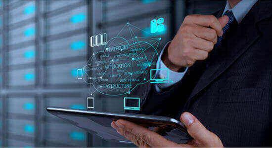 artistic photo of wireless network above a handheld device Wireless Networking